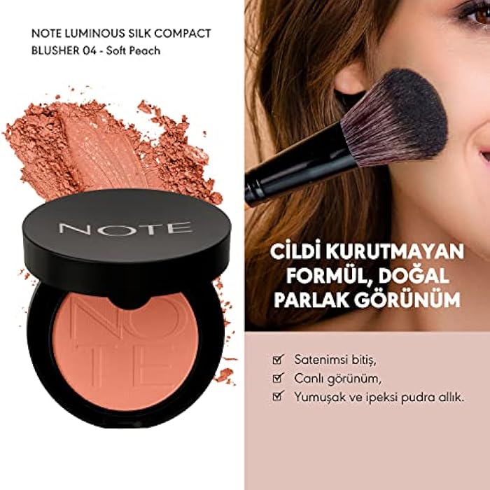 Note Cosmetics LUMINOUS SILK COMPACT BLUSHER 04 - Image 2